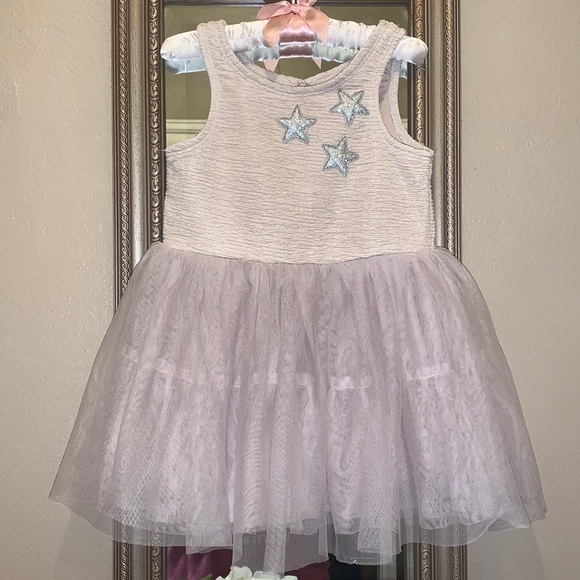 Pippa & Julie Tan/Mocha Tulle Tank Dress GUC 18M - Picture 8 of 11